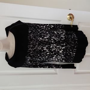 Cache Animal Print Sweater